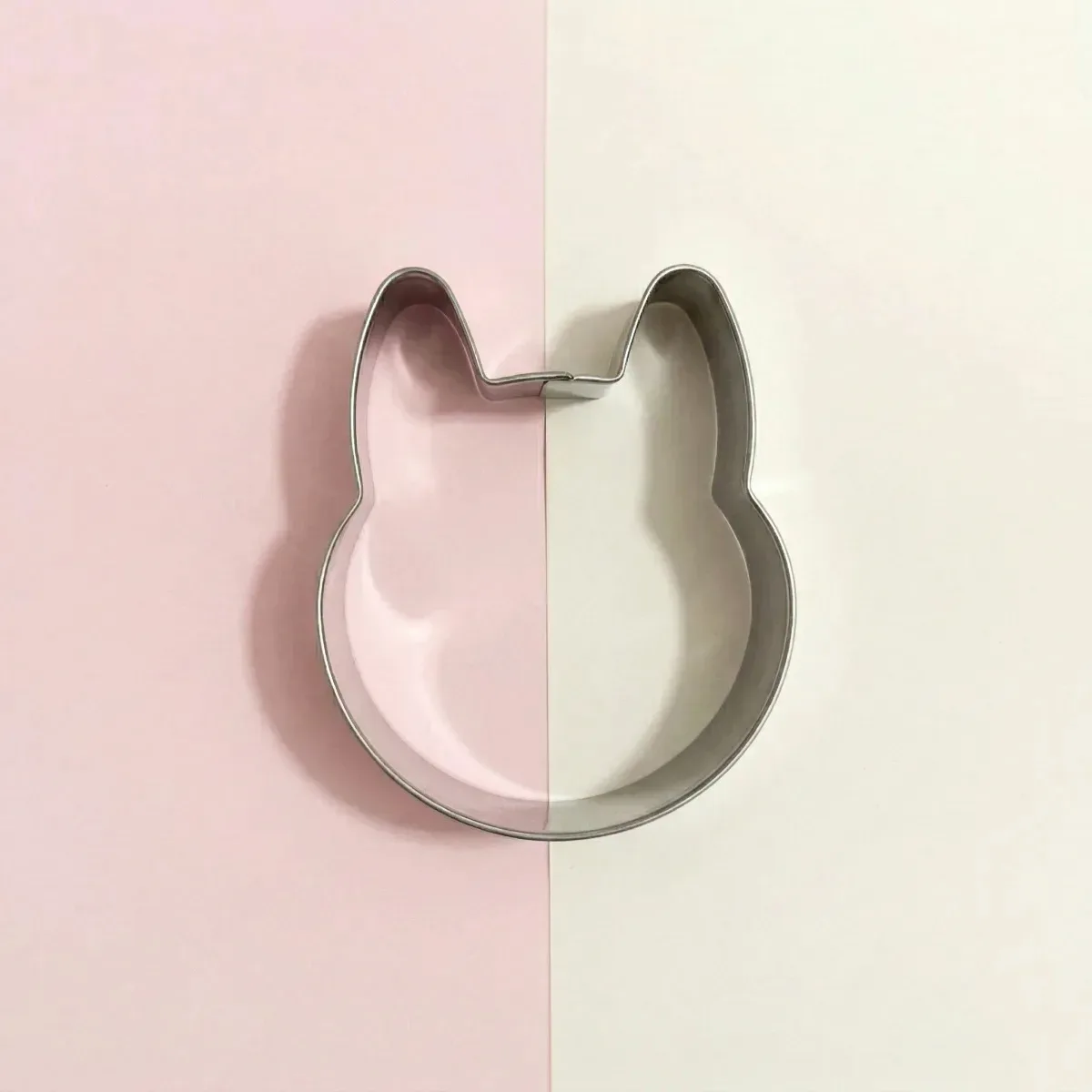 Moldes Cortadores Tema Animales Galletas Acero Inox Cocina - Cara de Gato