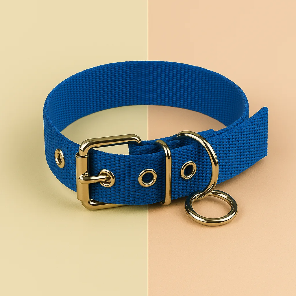 Collar De Paseo Ajustable Regulable Perros Gatos Mascota