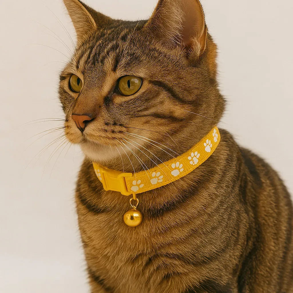 Collares Huellitas para Gatos con Cascabel