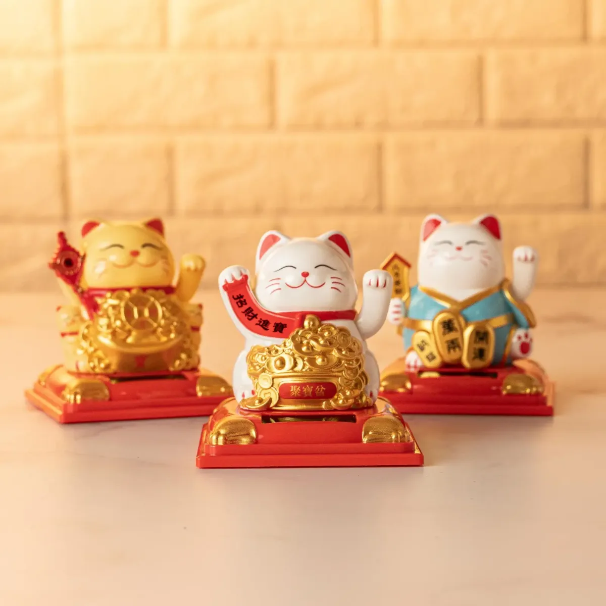 Gato Suerte Japones Maneki Neko Gatito Fortuna